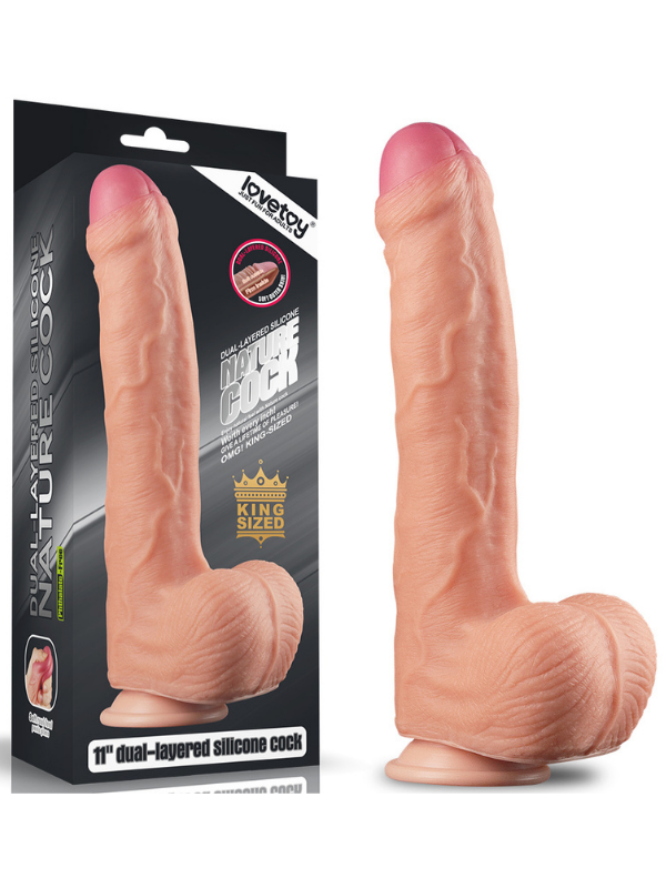 censan-11-inc-dual-layer-platinum-silicone-cock-1115244-1 Censan 11 İnç Dual Layer Platinum Silicone Cock - Görsel 1