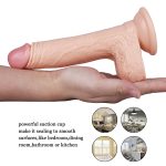 Censan 19CM Ten Rengi Vantuzlu Dildo - Görsel 3