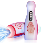 Censan FoxShow M50 – Vakumlu ve Titreşimli Şarjlı Oral Mastürbatör | 7 Fonksiyon | Su Geçirmez | USB Şarjlı