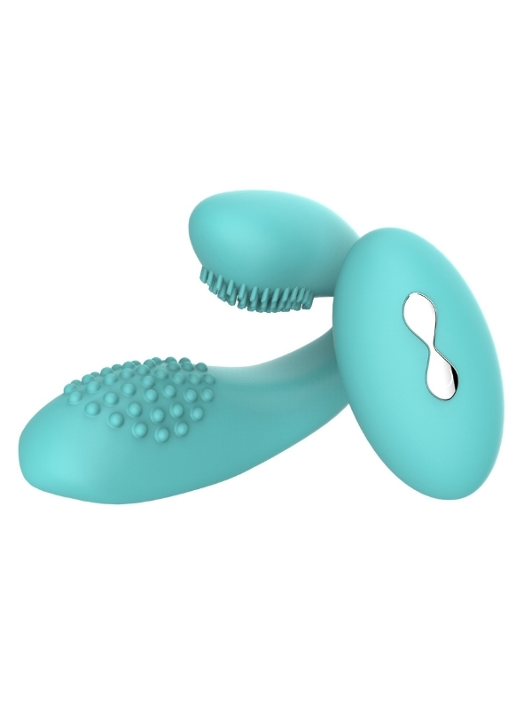 censan-kablosuz-kumandali-tirtikli-klitoris-ve-g-spot-uyarici-2-in-1-cift-c-vibrator-1278669-1 Censan Kablosuz Kumandalı Tırtıklı Klitoris ve G-Spot Uyarıcı 2 in 1 Çift C Vibratör - Görsel 1