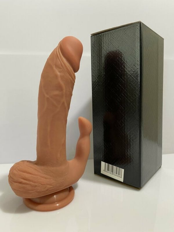 censan-kilitoris-uyarimli-cift-katmanli-premium-dildo-399103-1 CENSAN Kılitoris Uyarımlı Çift Katmanlı Premium Dildo - Görsel 1