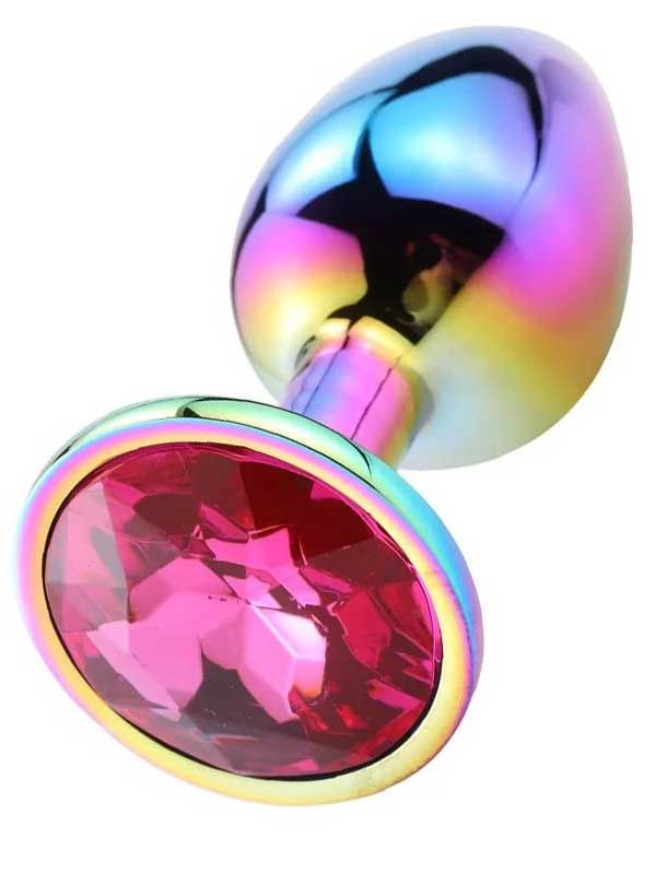 censan-tasli-cok-renkli-celik-anal-plug-kucuk-boy-13496-1 Censan Taşlı Çok Renkli Çelik Anal Plug - Küçük Boy - Görsel 1