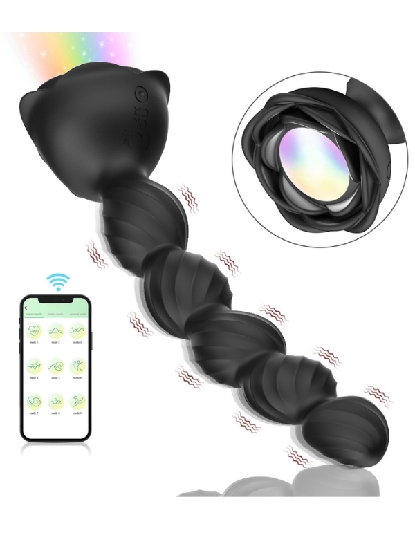 censan-telefon-kontrollu-haley-rose-pulled-beads-anal-plug-siyah-1122681-1 Censan Telefon Kontrollü Haley Rose Pulled Beads Anal Plug – Siyah - Görsel 1