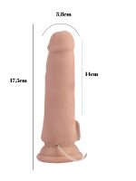Mantric Muse 17.5cm 5cm Kıkırdaklı Gerçekçi Realistik Vibratör - Görsel 5